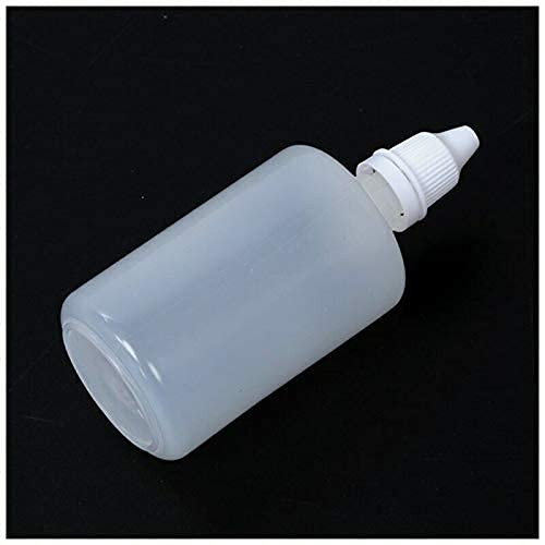 Ubersweet® 50 Pack Empty Squeezable Dropper Bottles for Essential Oils, Eye Drops & DIY Cosmetics - Leakproof Travel-Friendly Containers for Home, Salon & On-the-Go Use