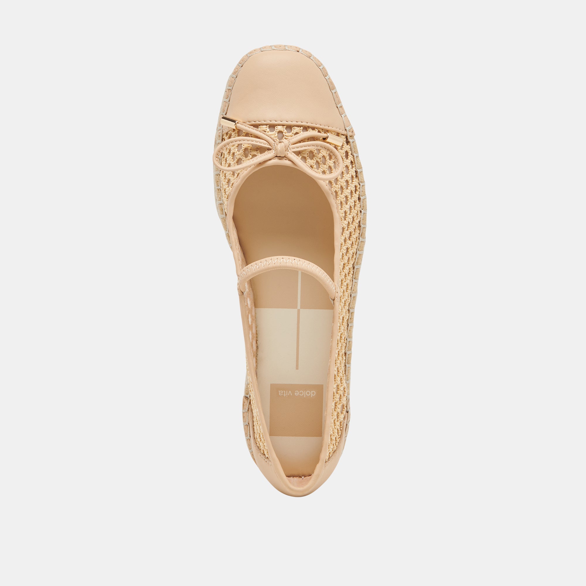 CAMBRE Ballet Flats Lightweight Natural Woven Mesh - Comfortable Women's Casual Shoes for Work, Travel & Everyday Wear