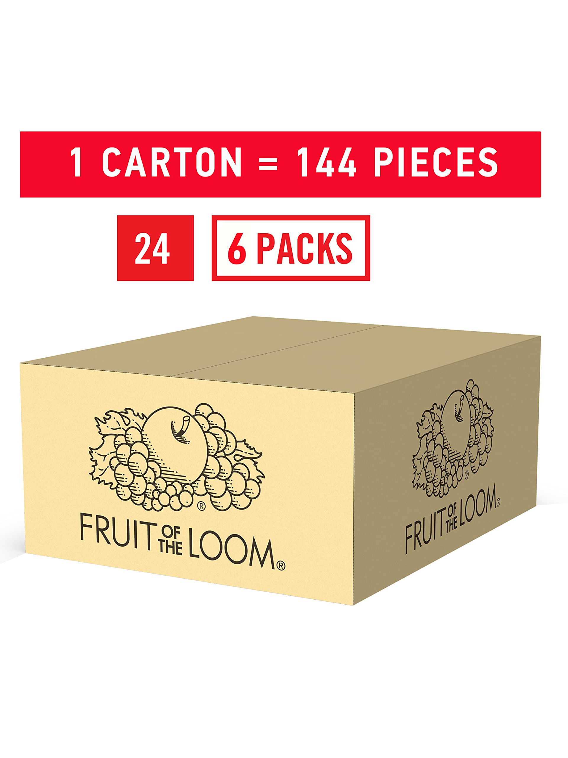 Fruit of the Loom Men's Coolzone Moisture-Wicking Boxer Briefs 6-Pack (144 Total) - Breathable Underwear for Workout, Sports & Everyday Comfort