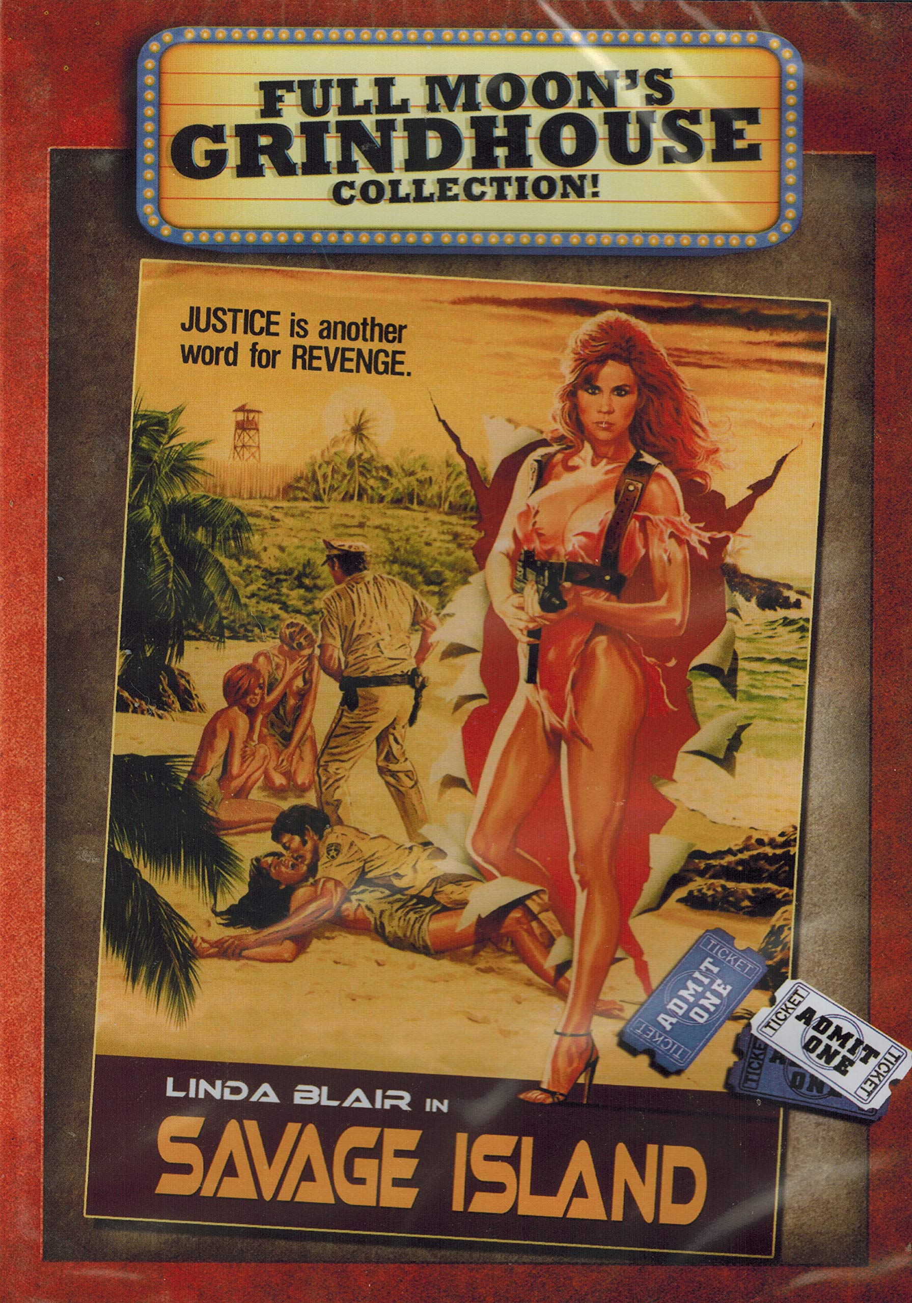 Full Moon's Grindhouse Collection: Savage Island - Cult Horror Movie DVD | Classic B-Movie Thriller | Perfect for Halloween Parties & Movie Nights