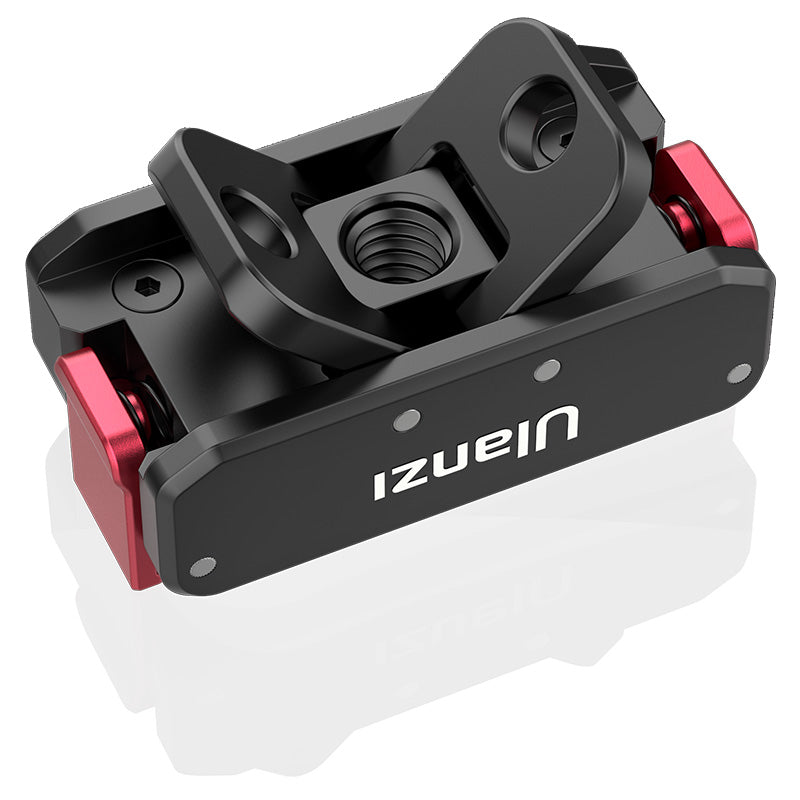 Ulanzi OA 11 Dual Interface Folding Base Mount for DJI Action 2/3/4 (2843A) - Compact Tripod Adapter for Vlogging, Travel & Outdoor Action Camera Shots