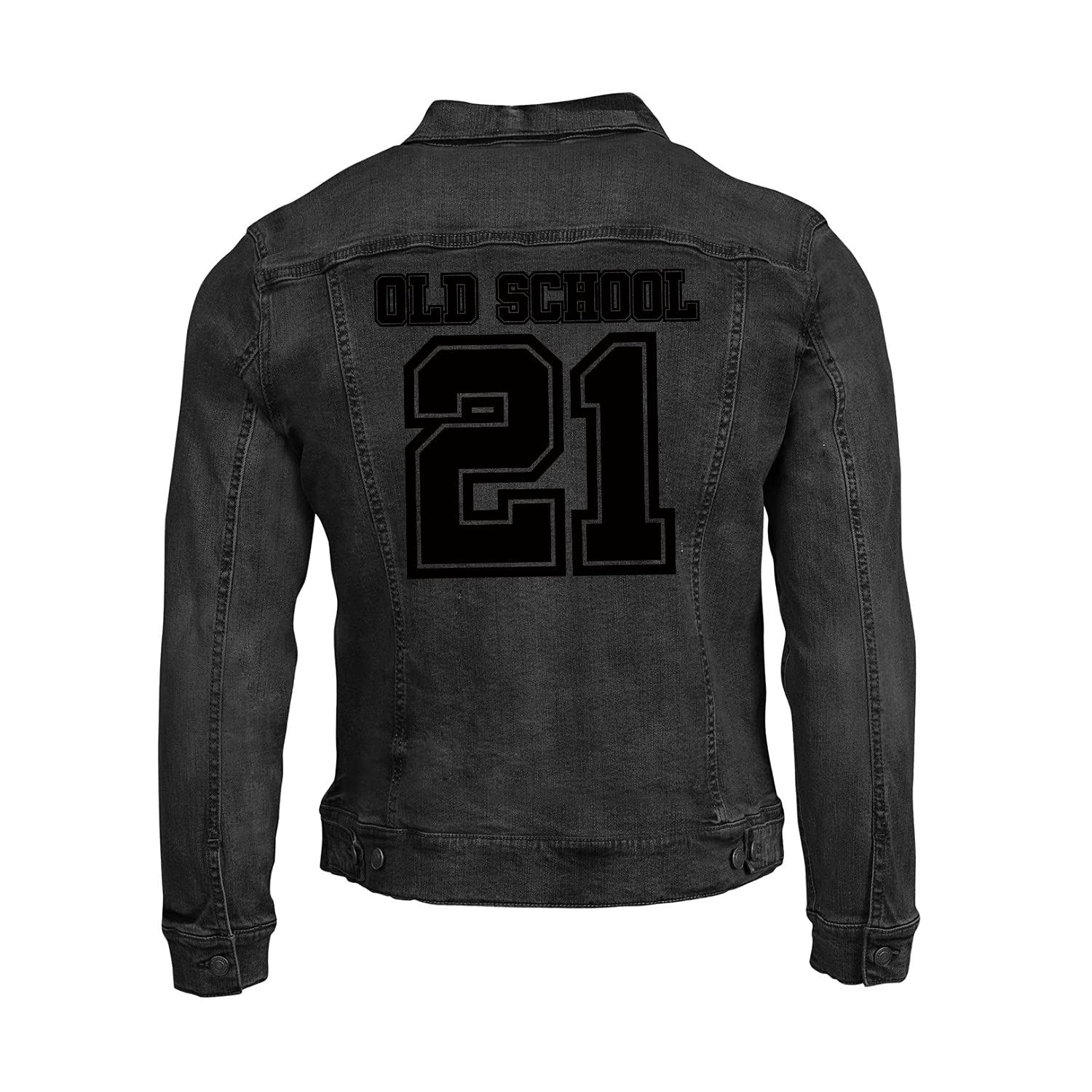 Wild 'N Out Black on Black Vintage Denim Jacket for Men - Retro Hip Hop Style for Concerts, Streetwear & Casual Outfits