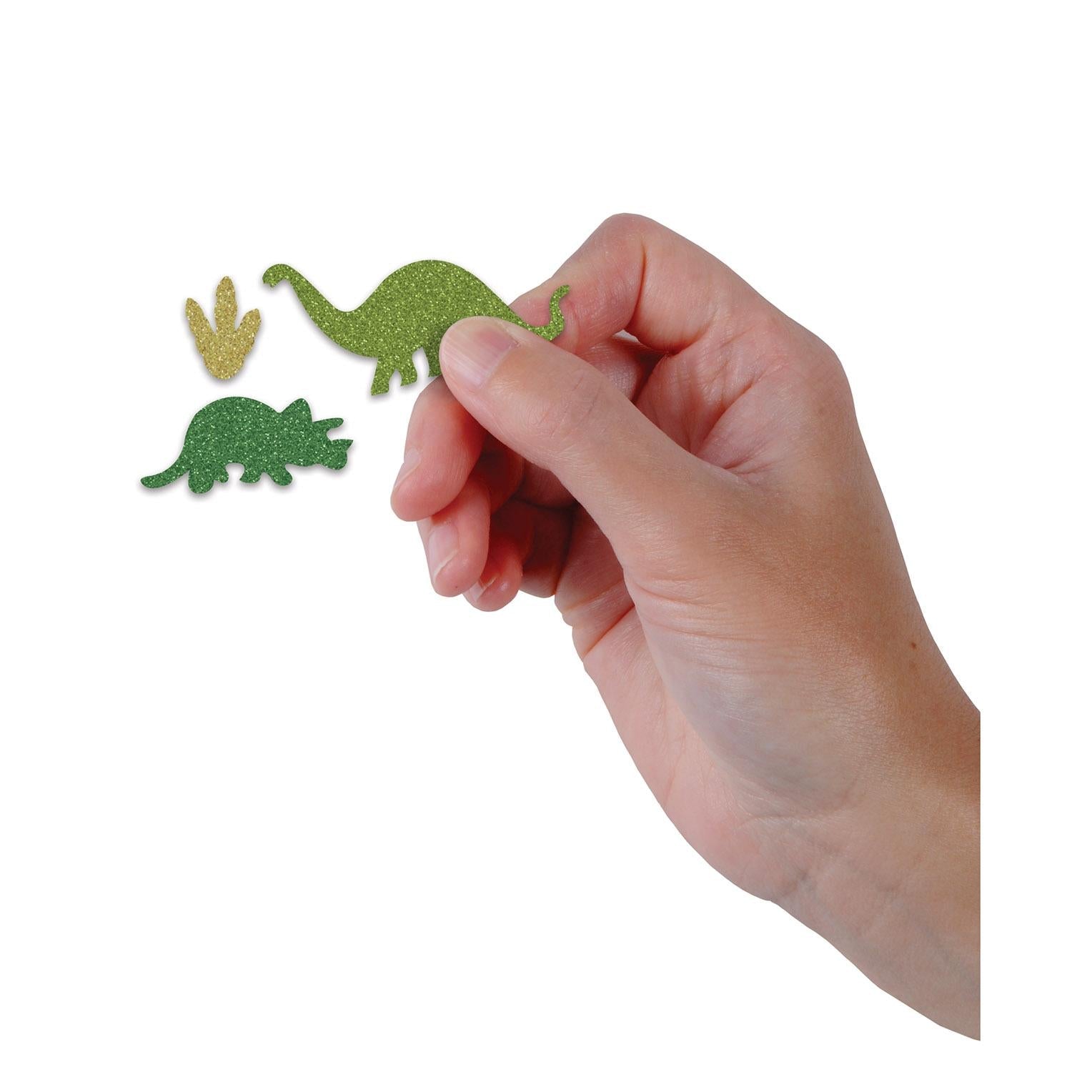 12 Pack Beistle Dinosaur Deluxe Party Sparkle Confetti (0.5 Oz/Pkg) - Colorful Dinosaur-Themed Glitter Confetti for Birthday Parties, Baby Showers & Festive Celebrations
