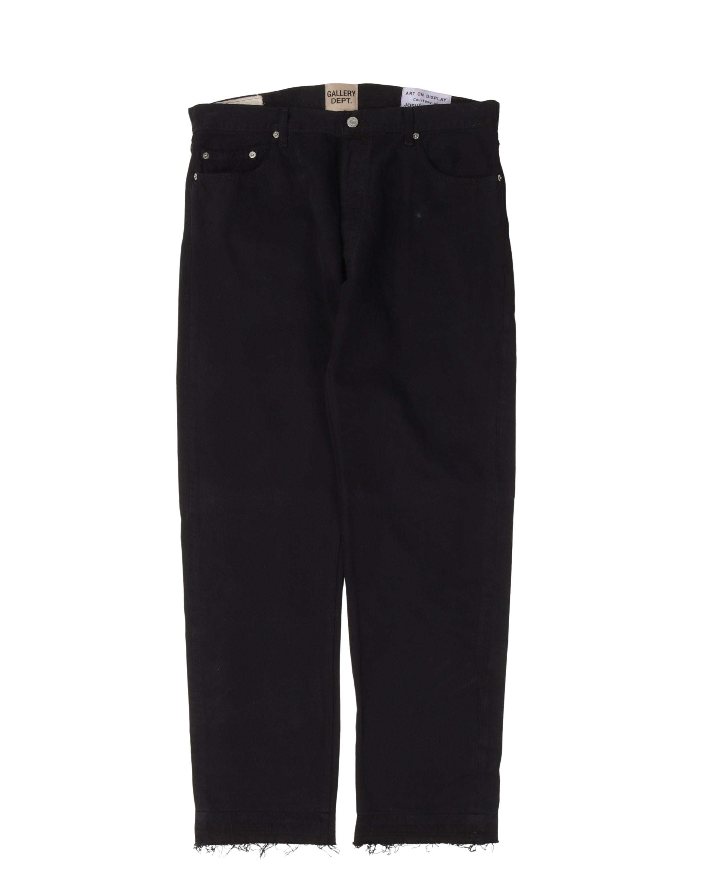 Gallery Dept 5001 High-Rise Distressed Jeans for Women - Vintage Washed Denim Pants with Raw Hem | Perfect for Streetwear, Casual Outfits & Night Out Looks