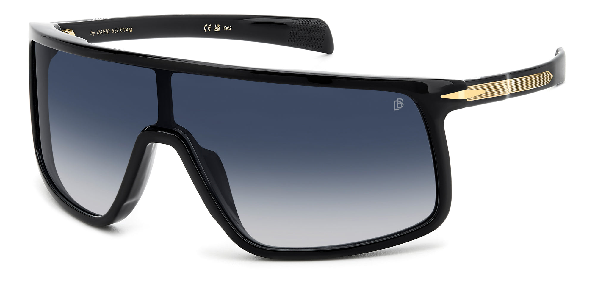 Black Gold/Dark Blue Shaded Gradient