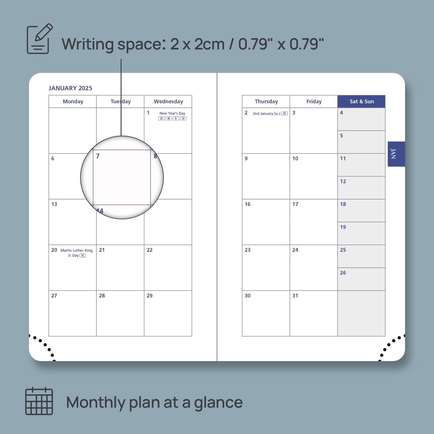 POPRUN 2025 Mini Pocket Planner - 3