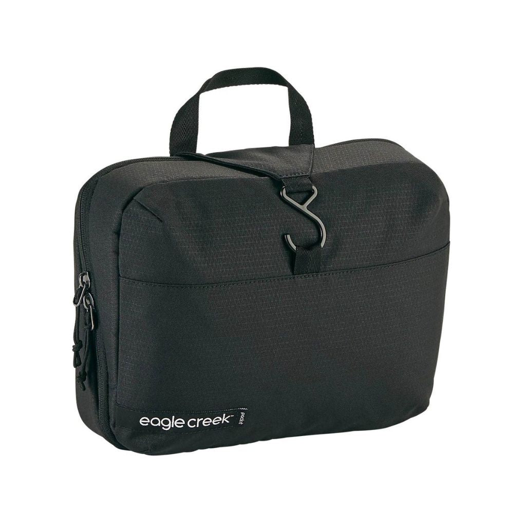 Eagle Creek PACK IT™ REVEAL Hanging Toiletry Kit - Water-Resistant Travel Cosmetic Bag for Men & Women | Perfect for Airplane Carry-On, Camping, and Business Trips