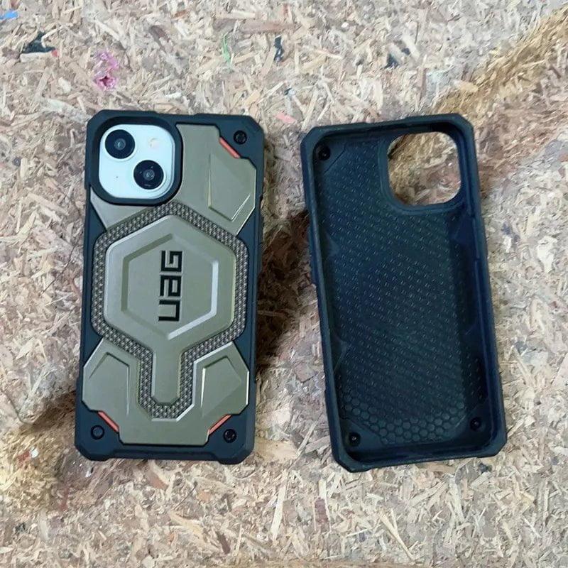 UAG Monarch Pro Kevlar iPhone 15 Pro Case with MagSafe - Rugged Protective Cover for Outdoor, Work & Daily Use