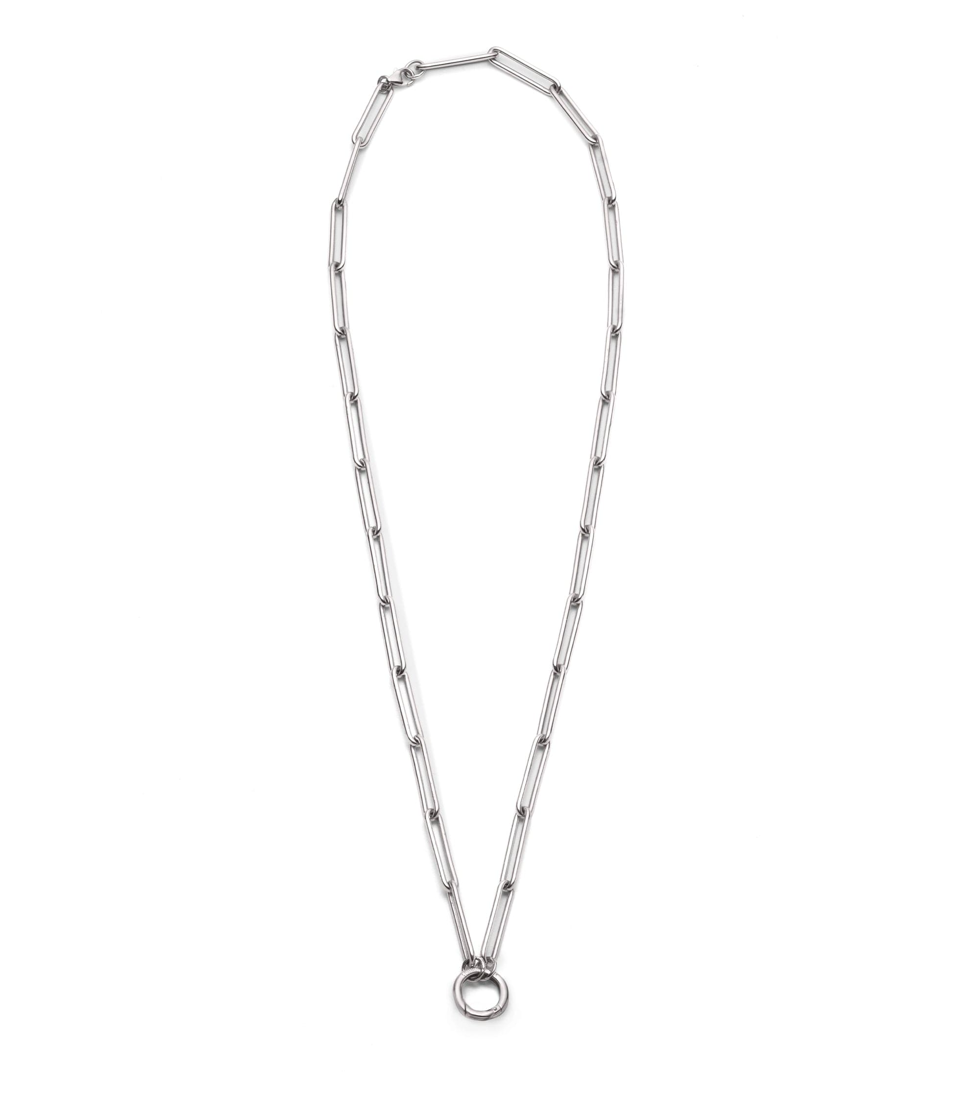 Extended Open Clip Chain - Durable Stainless Steel Jewelry Chain for Necklaces, Bracelets & DIY Crafts - Perfect for Jewelry Making, Fashion Accessories & Gifts