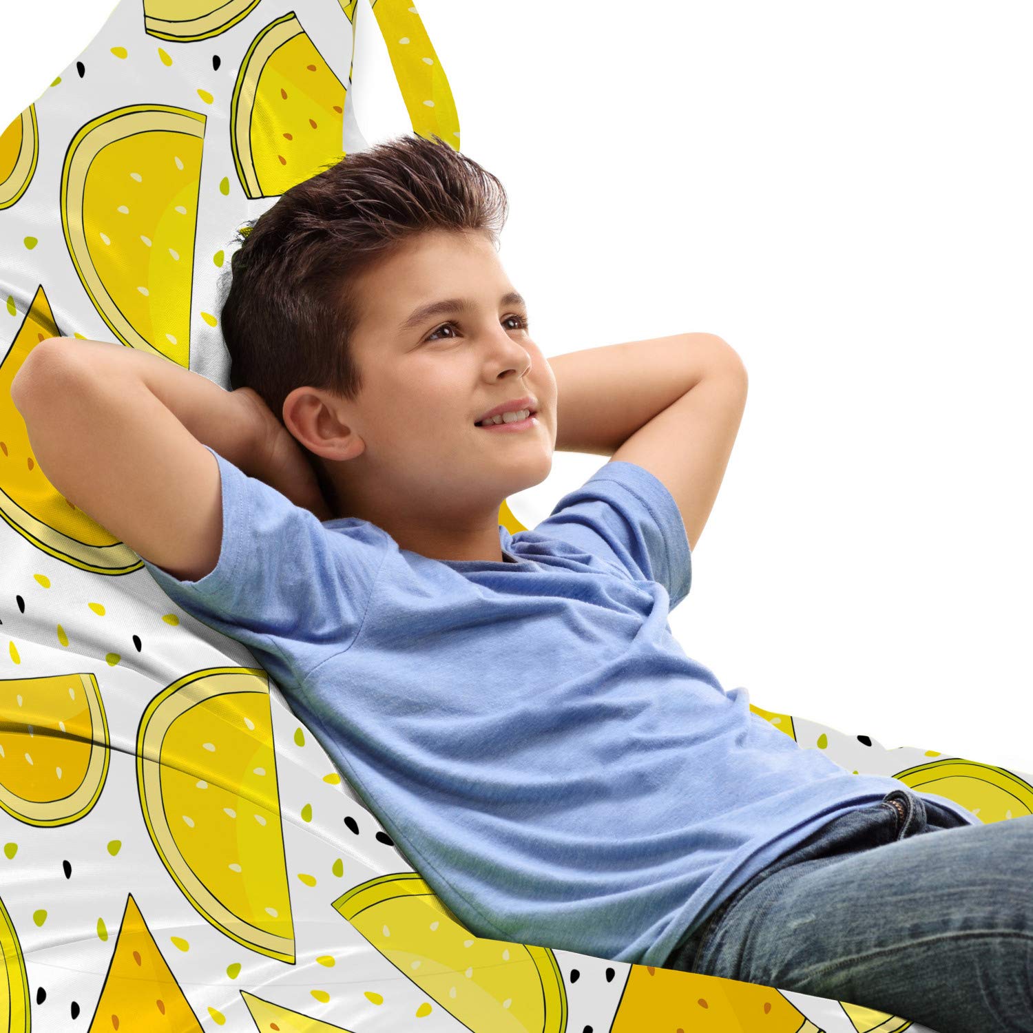 Ambesonne Watermelon Lounger Chair Bag - Large Capacity Storage with Handle for Outdoor & Beach Use