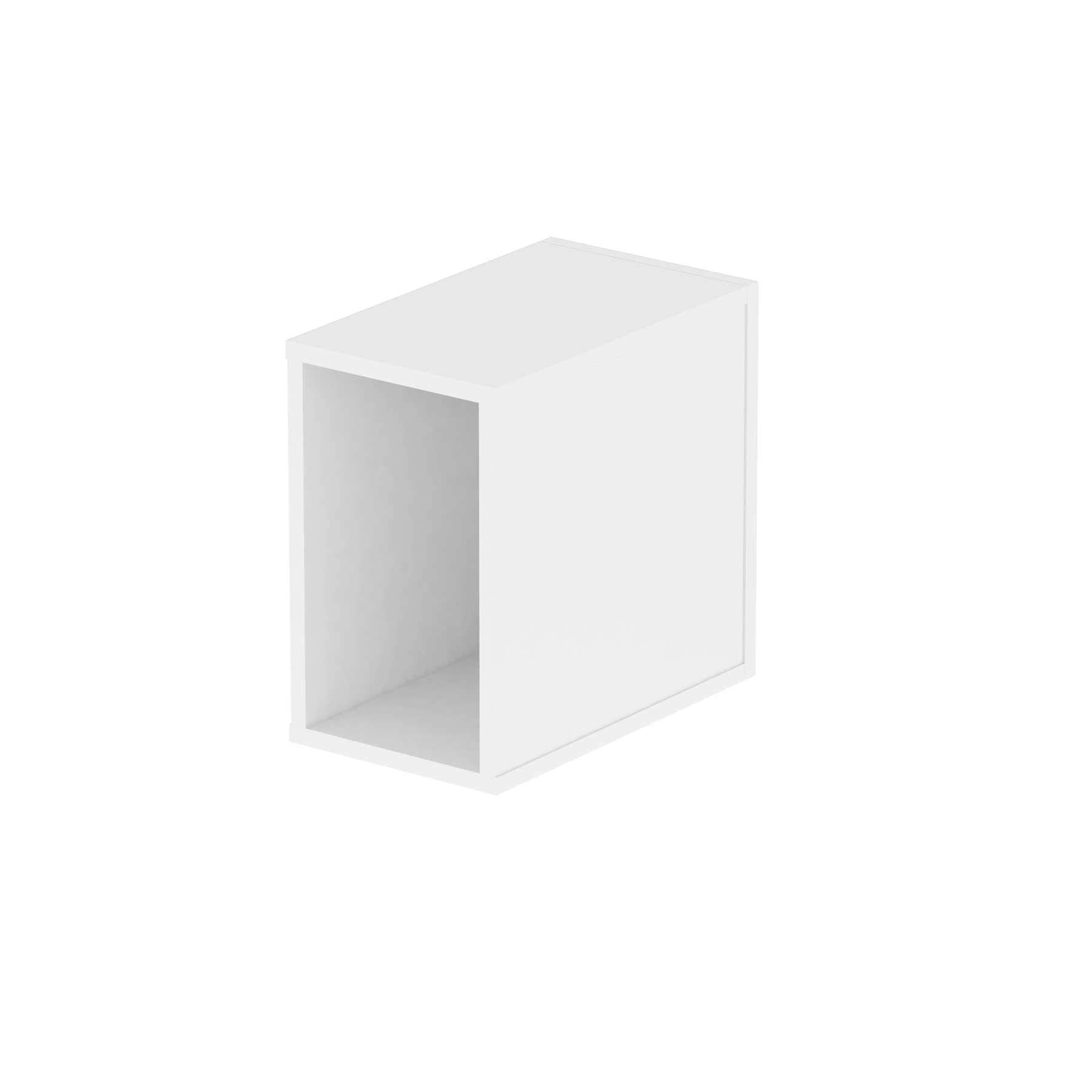 Glorious Record Box 55 in White - Premium Vinyl Storage Solution for Home & Office Organization