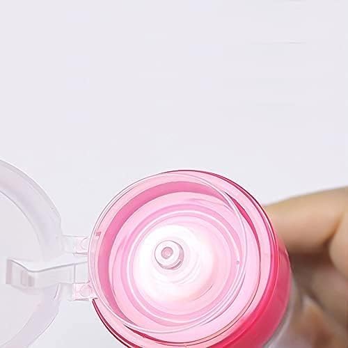 60ml Nail Polish Remover Pump Dispenser - Push Down Cleanser Bottle for Nail Art & Makeup Removal - Portable Liquid Container for Salon, Home & Travel Use