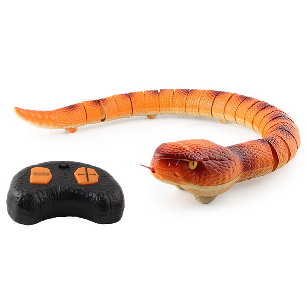BBFQL Remote Control Snake Toy - Realistic Rattlesnake Model with Infrared Control for Pranks & Gifts | Fun for Halloween, Parties & Trick Scares