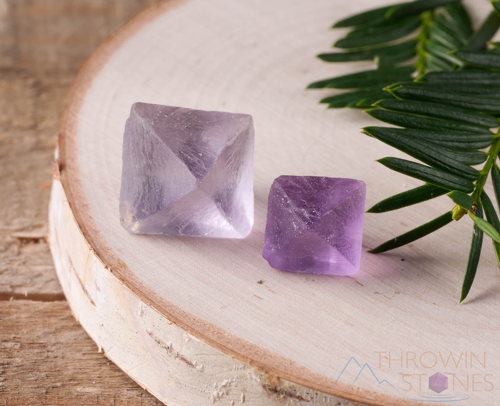 Natural Purple Fluorite Raw Crystal Octahedrons – Sacred Geometry Healing Stones for Meditation, Chakra Balancing & Energy Work – Metaphysical Crystals for Spiritual Growth & Home Decor (E0623)