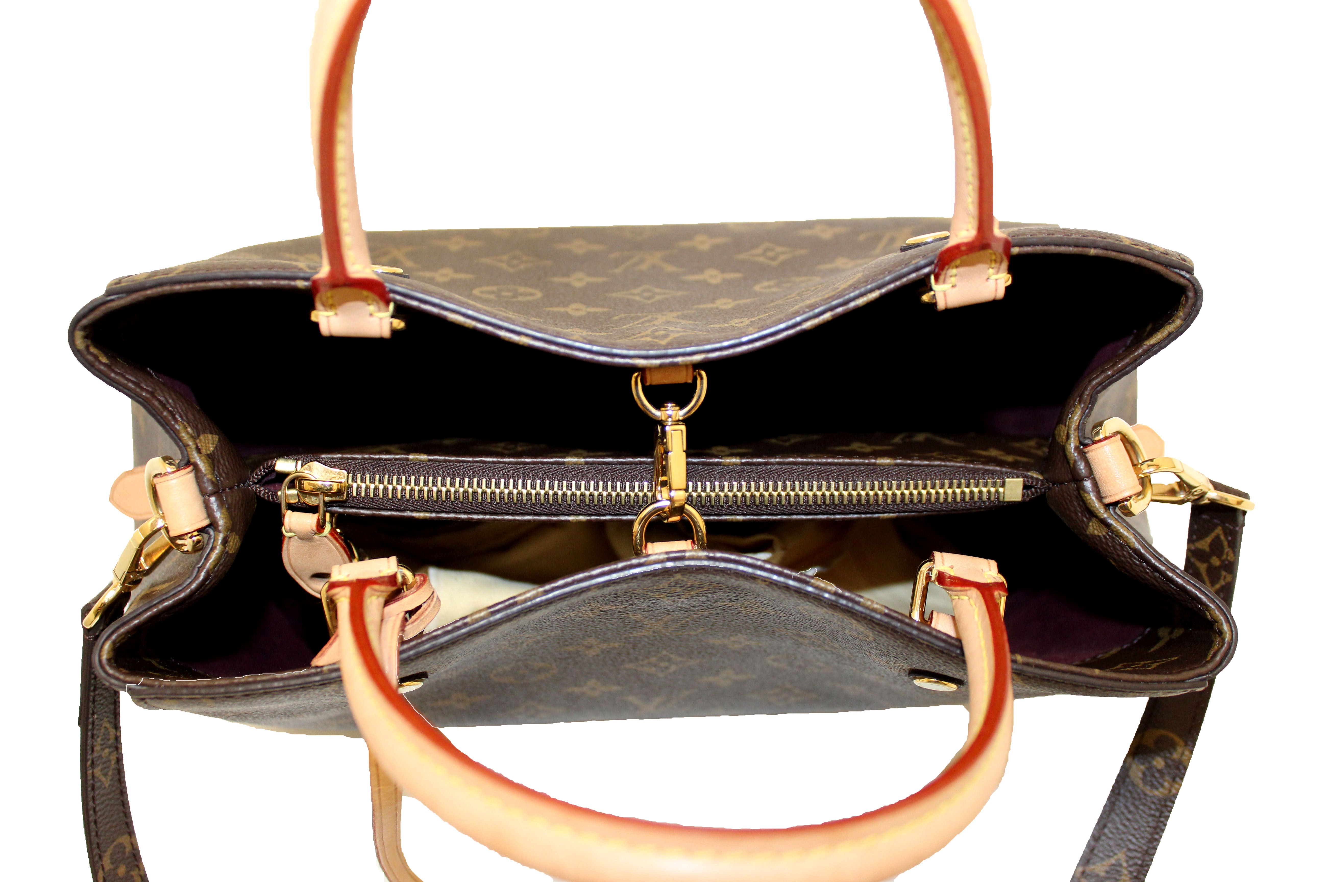 Authentic Louis Vuitton Monogram Canvas Montaigne MM Handbag - Luxury Designer Tote for Women, Perfect for Work, Travel & Everyday Use