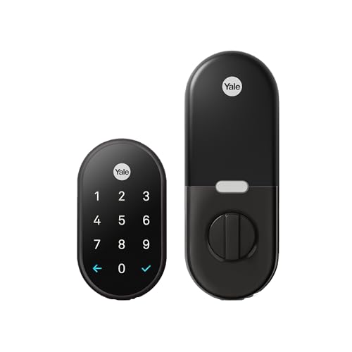 Google Nest x Yale Smart Lock with Nest Connect - Brass Finish | Works with Google Assistant | Renewed Like New | Secure Your Home with Keyless Entry & Remote Access