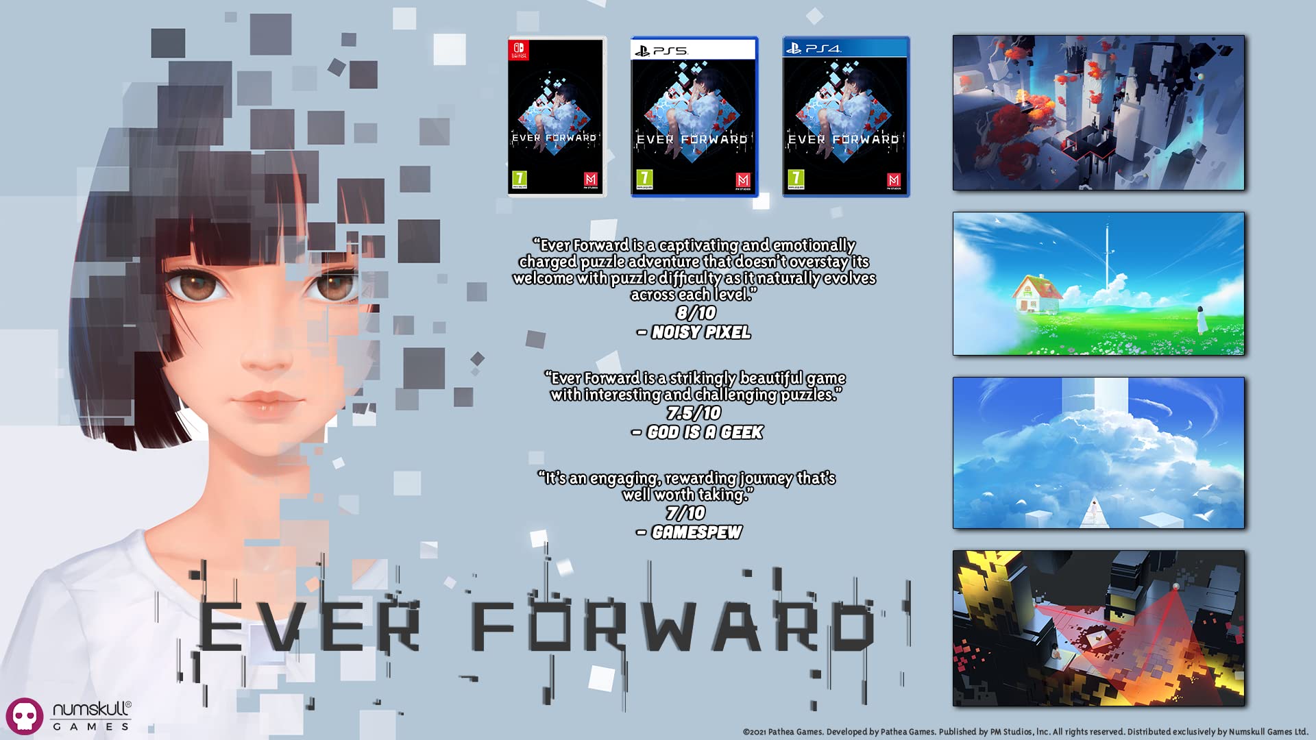 Ever Forward (PS5) - Immersive Puzzle Adventure Game for PlayStation 5 | Solve Mysteries & Explore Dream Worlds | Perfect for Solo Gamers & Puzzle Enthusiasts