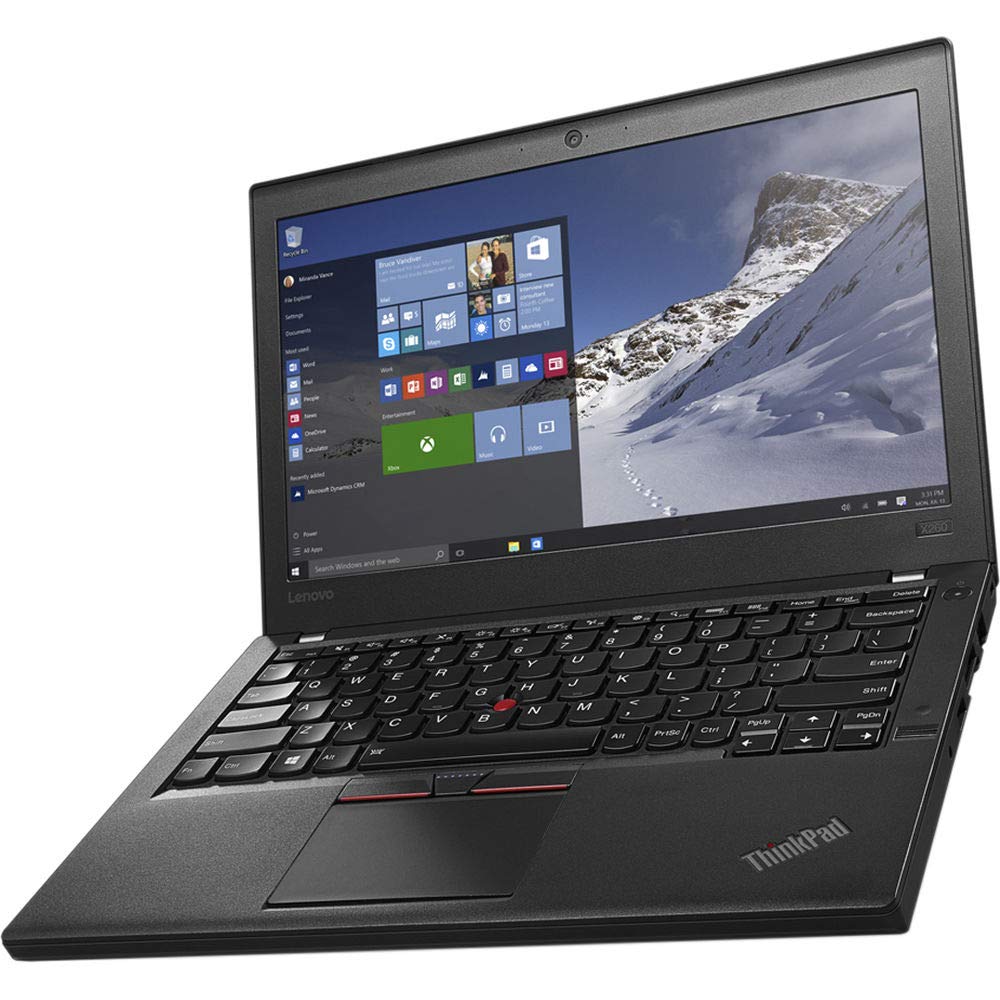Refurbished Lenovo ThinkPad X260 Laptop - Intel Core i5 2.4GHz, 8GB RAM, 256GB SSD, Windows 10 Pro | Lightweight Business Notebook for Office Work, Remote Learning & Travel