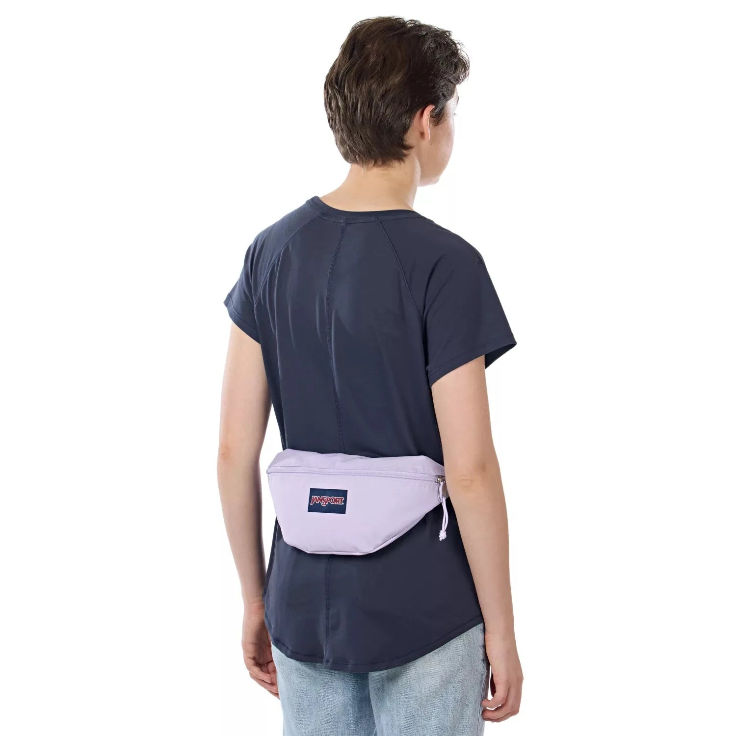 JanSport Swing Waist Pack - Lightweight Fanny Pack for Women & Men, Pastel Lilac - Perfect for Travel, Hiking, Concerts & Everyday Use