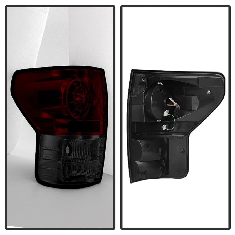 Spyder Auto 5029614 LED Tail Lights - Red/Smoked Lens - Compatible with Select Car Models - Enhance Style & Night Visibility for Sedans, Coupes & Trucks