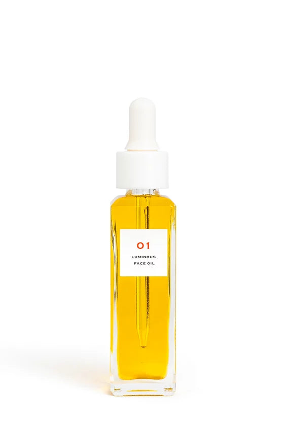 01 Luminous Face Oil - Brightening & Hydrating Facial Oil for Glowing Skin | Day & Night Moisturizer for Dry, Dull Skin - Perfect for Daily Skincare Routine & Makeup Prep