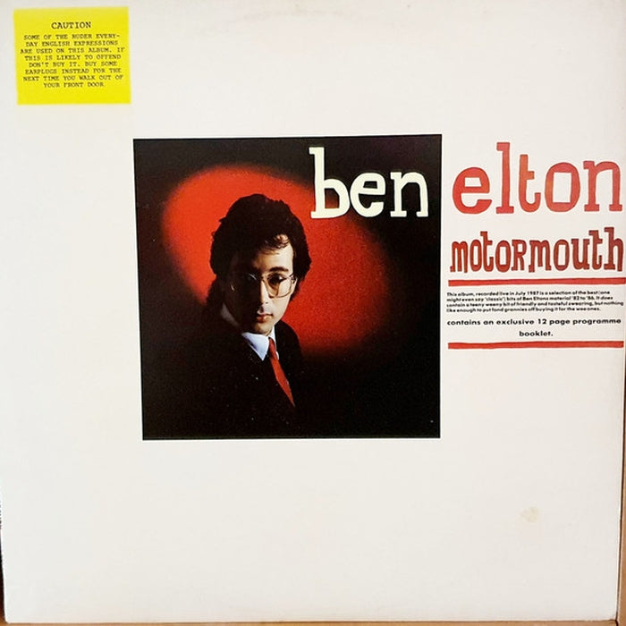 Ben Elton - Motormouth (Excellent/Very Good Condition) - Perfect for Book Collectors & Fans of British Comedy