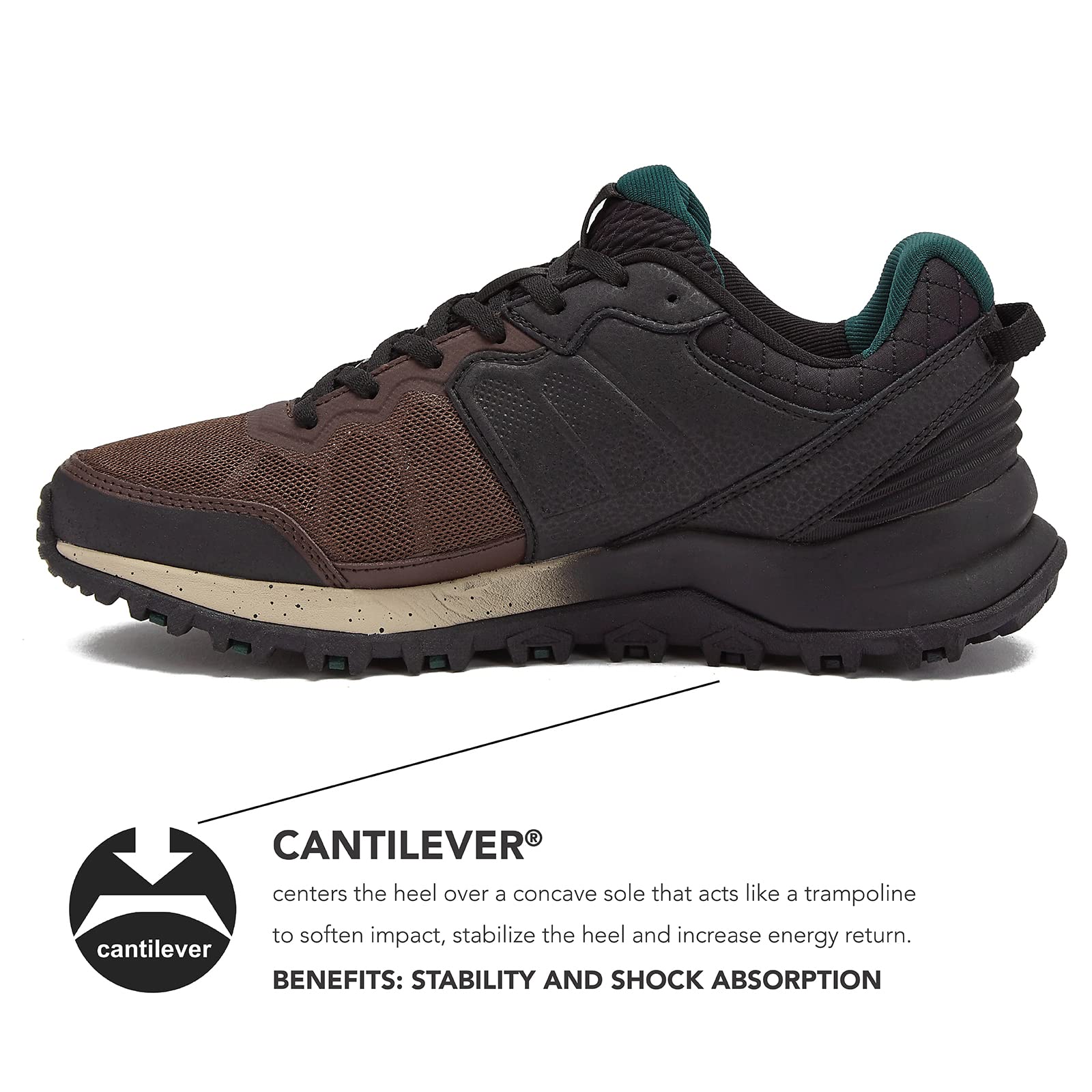 Avia Ultra Men's Trail Running Shoes - Lightweight Breathable Mesh Sneakers for Hiking, Jogging & Outdoor Activities | Non-Slip Comfortable Athletic Footwear for Men
