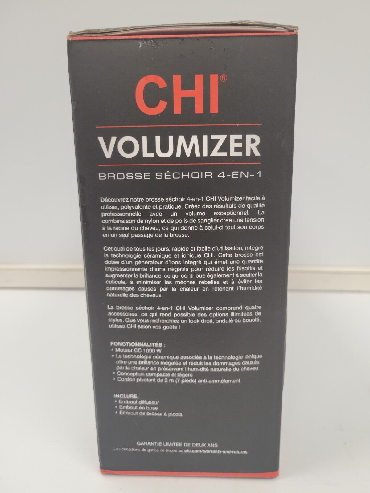 CHI Volumizer 4-in-1 Blowout Brush - Hair Styling Tool for Voluminous Blowouts, Curls & Straightening - Perfect for Salon-Quality Styling at Home