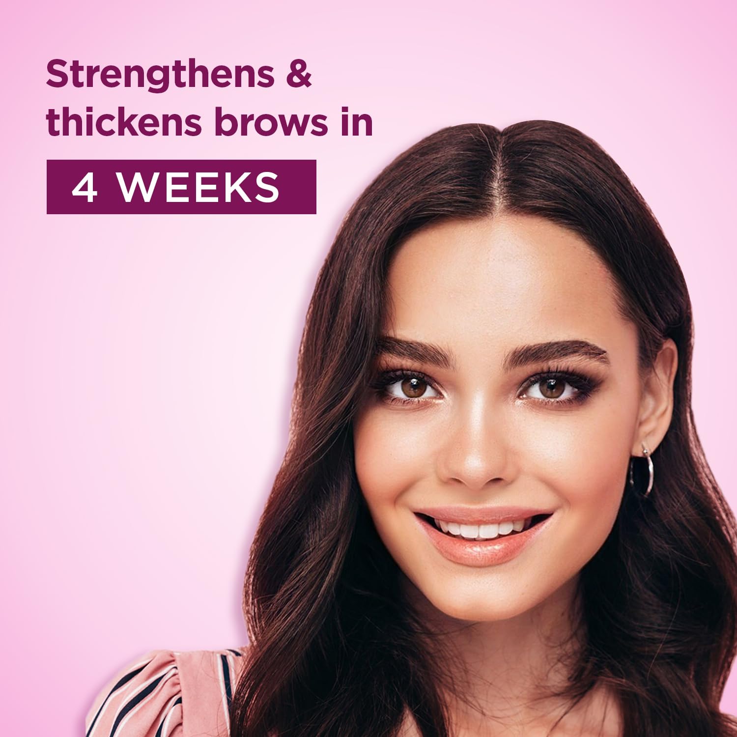 Bella Vita Organic Growbrow - Natural Eyelash & Eyebrow Growth Serum with Castor Oil, Onion Oil & Vitamin E | 12ml | Enhance Lash & Brow Volume | Perfect for Daily Beauty Routine & Special Occasions
