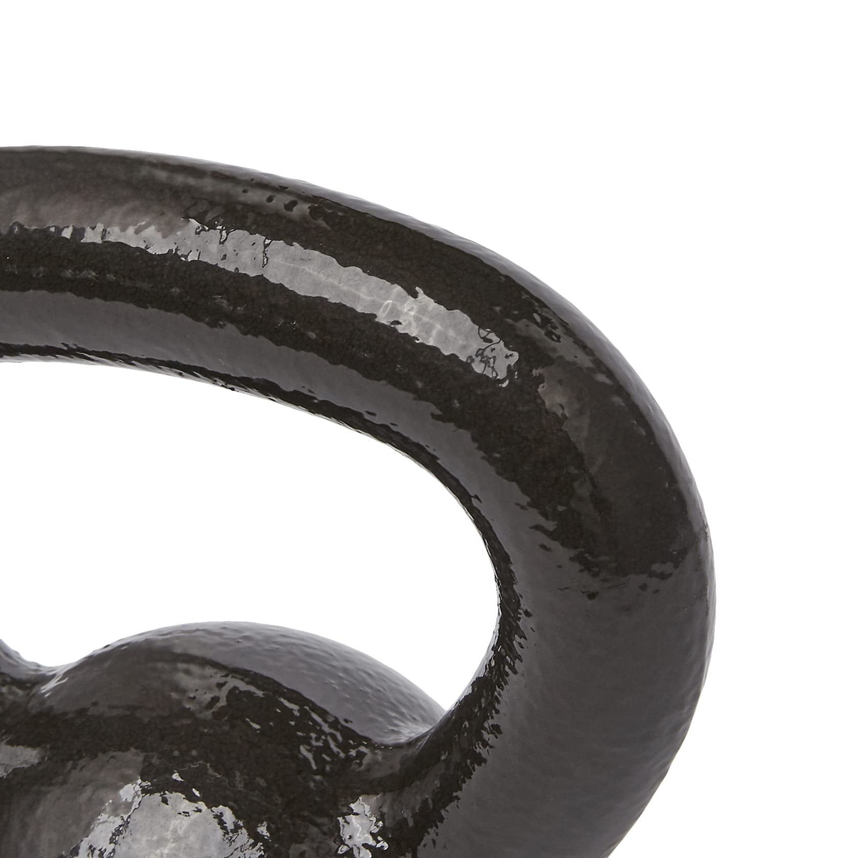 Amazon Basics Cast Iron Kettlebell - 5-50 lbs Weight Options for Home Gym, Strength Training & CrossFit Workouts | Durable Fitness Equipment for Men & Women