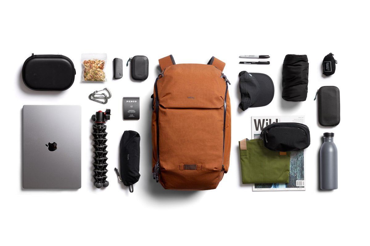 Bellroy Venture Ready Pack 20L Waterproof Backpack - Lightweight Travel & Hiking Daypack for Men & Women - Perfect for Commuting, Outdoor Adventures & Daily Use