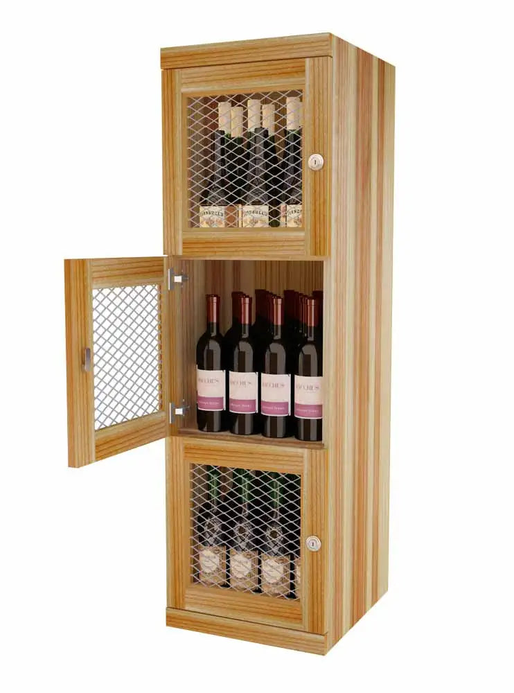 Vinostor Wine Lockers - 3 Locking Bins, 51 5/8