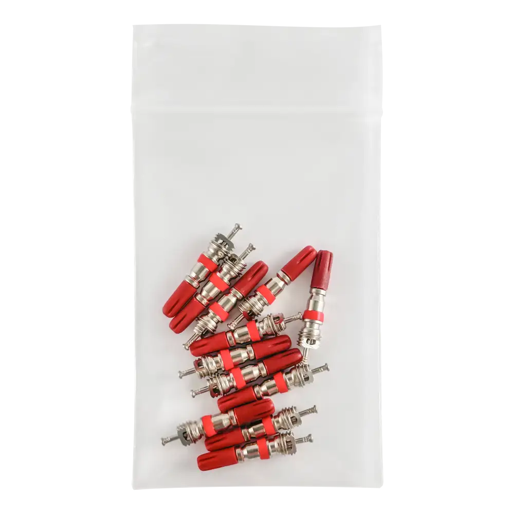 VCV Vortex Valve Cores with Balancing Beads - 12 Pack TPMS Safe | Tire Balancing Solution for Trucks, RVs & Trailers | Reduce Vibration & Extend Tire Life