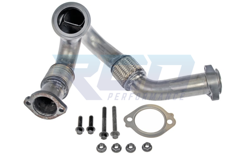 RCD OE Ford 6.0L Up Pipe Kit 2003-2010 - Compatible with Ford Super Duty Trucks - Heavy Duty Performance Upgrade for Diesel Engines - Perfect for Off-Roading and Towing Applications