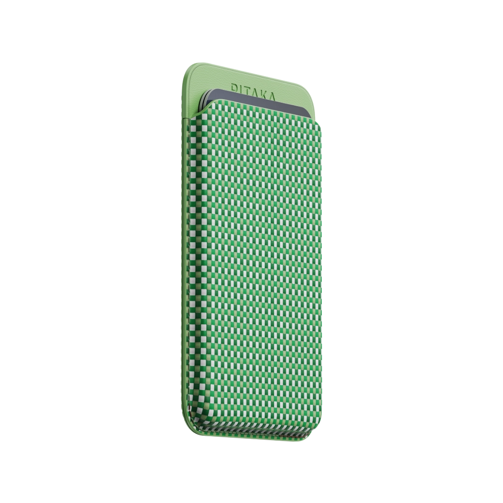 Slim Magnetic Woven Wallet for Men & Women - RFID Blocking Minimalist Front Pocket Wallet - Perfect for Travel, Gym & Everyday Use