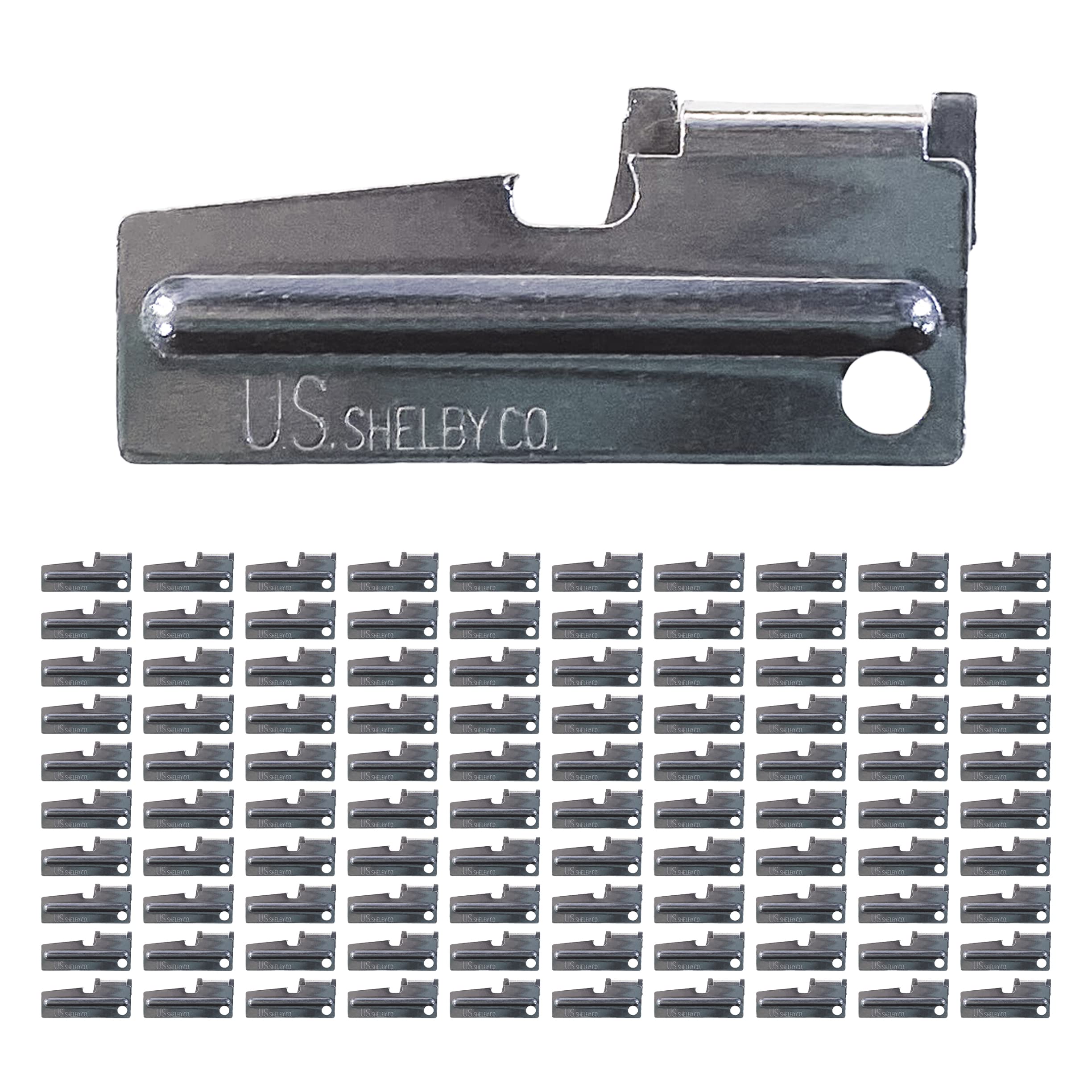 Original P-38 Can Openers - US Shelby Model P38 - Military Grade Stainless Steel Can Openers (Pack of 100) - Perfect for Camping, Survival Kits & Emergency Preparedness