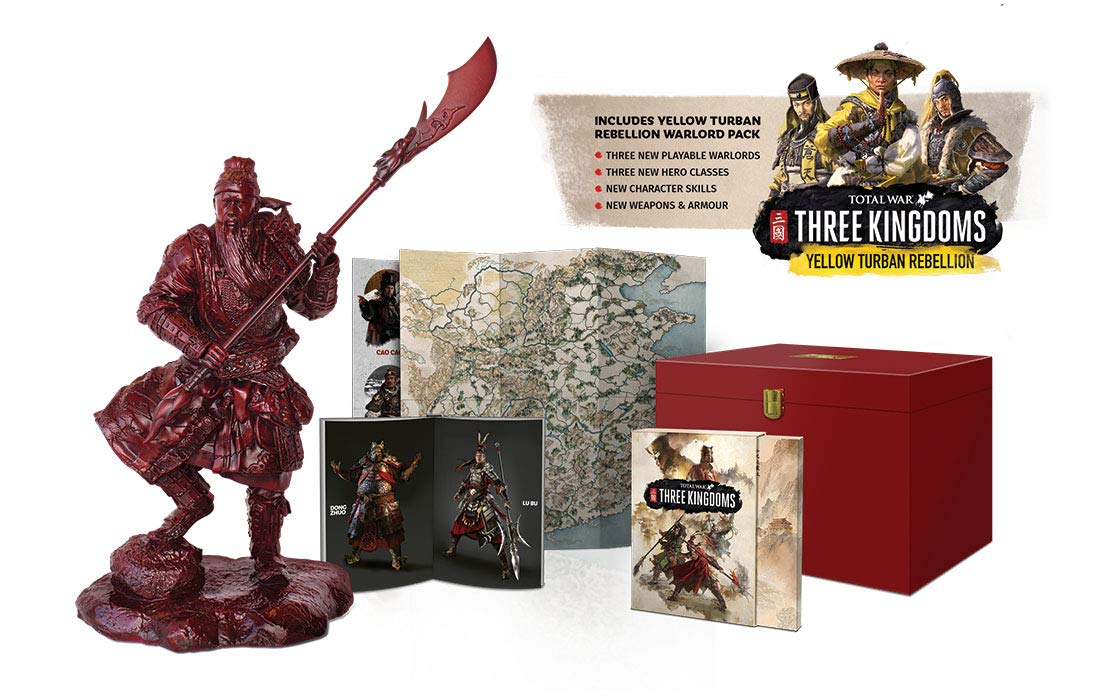 Total War: Three Kingdoms Collector's Edition - Includes Guan Yu Statue for PC (US Version) | Perfect for Strategy Gamers & History Enthusiasts | Ideal for Gaming Nights & Collection Displays
