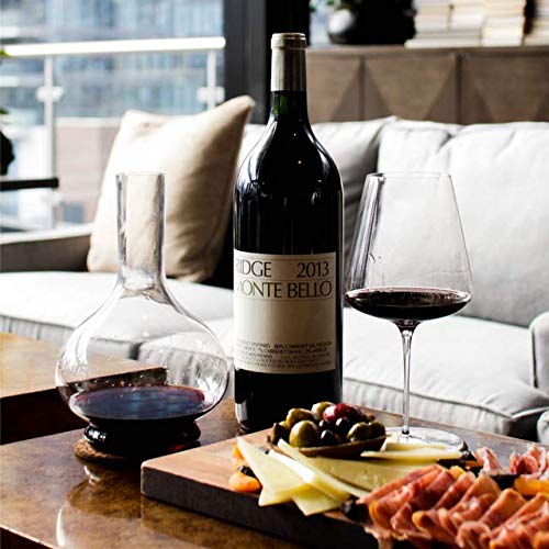 Premium Hand-Blown Crystal Wine Decanter & Water Carafe - Elegant Grassl Decanter for Wine Aeration and Serving - Perfect for Dinner Parties, Gifts, and Home Bar Accessories