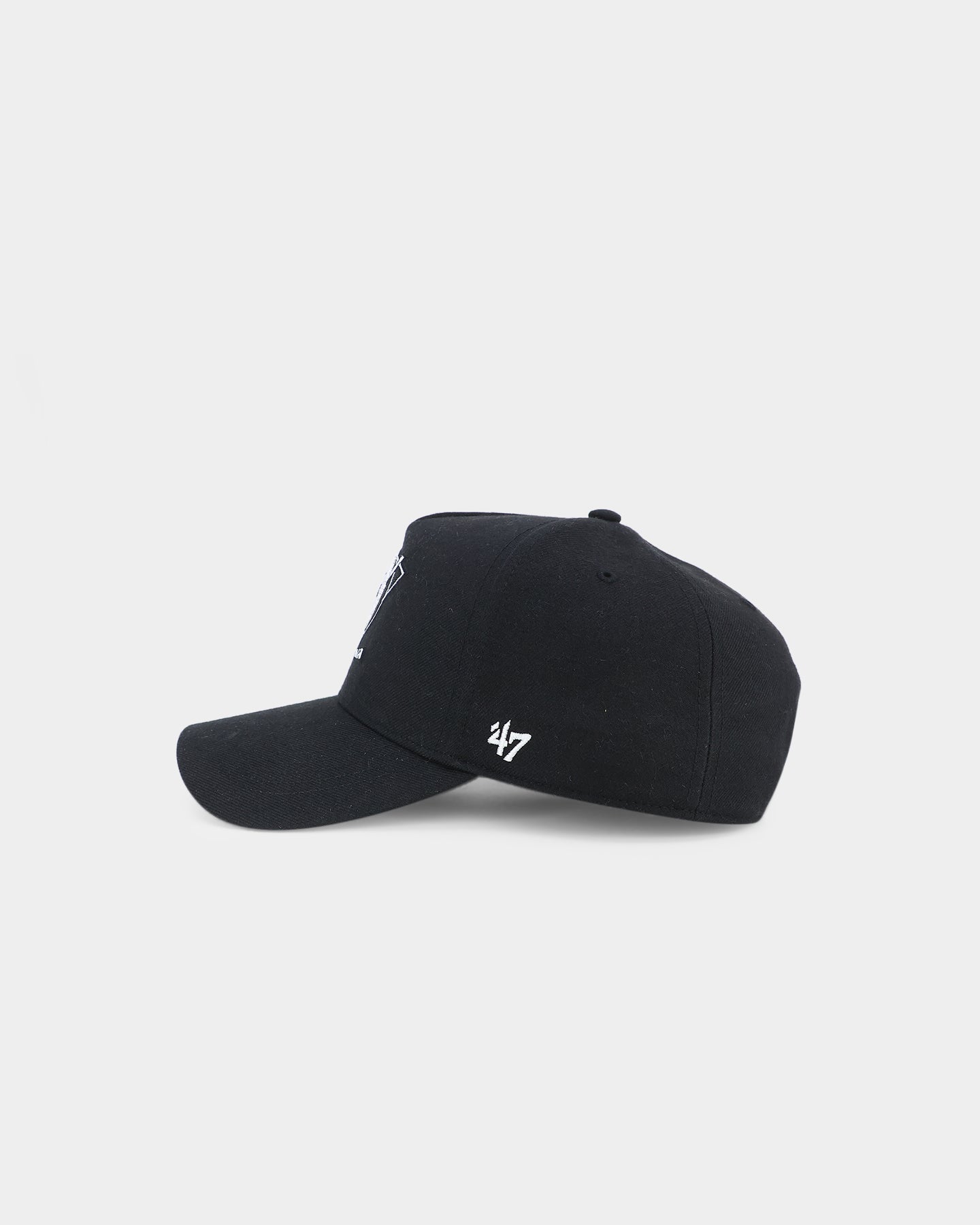 47 Brand Anaheim Ducks '47 MVP DT Snapback Black/White Adjustable Hat - Official NHL Hockey Cap for Men & Women - Perfect for Games, Sports Events & Casual Wear