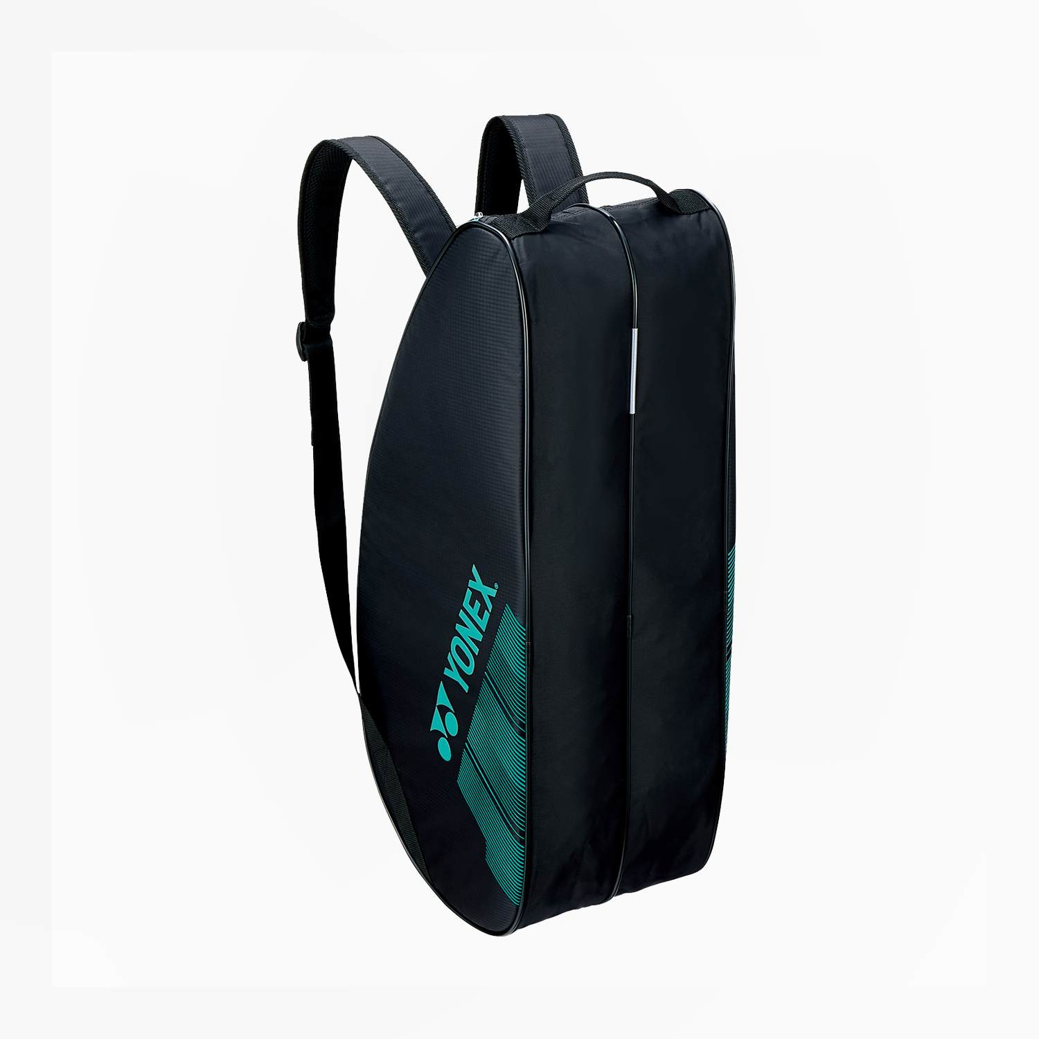 Yonex Badminton & Tennis Racket 6-Piece Set with Carry Bag BAG2332RPCG (Peacock Green) - Perfect for Court Sports, Training & Travel