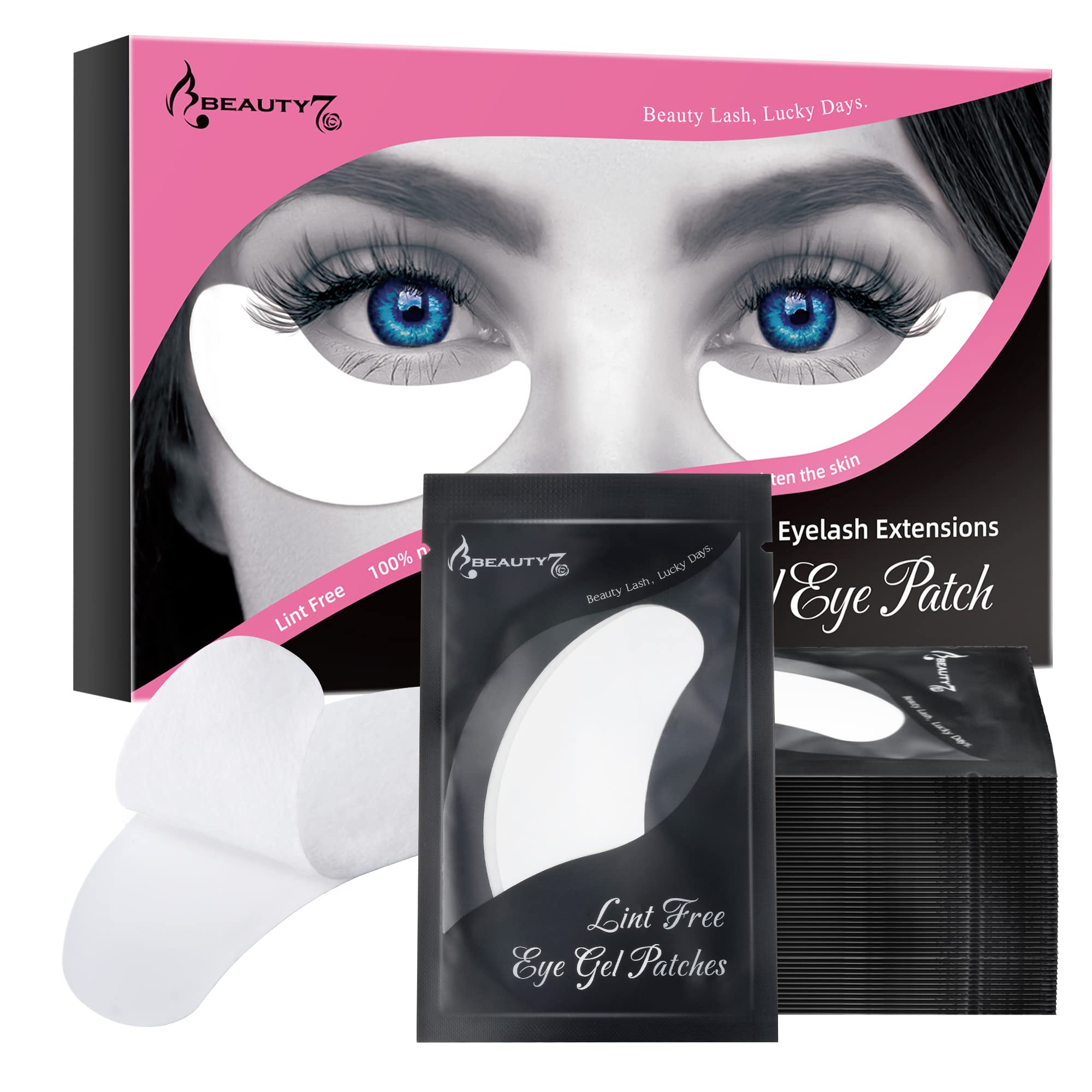 60 Pairs Collagen Gel Eye Patches for Under Eye Eyelash Extensions - Enhance & Protect Lashes, Reduce Wrinkles - Perfect for Lash Extensions, Dyeing & Nighttime Skincare Routine