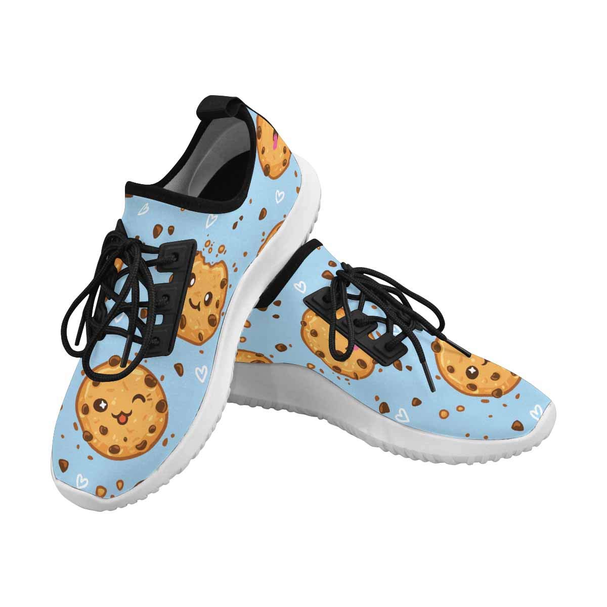 InterestPrint Women's Ultra Light Walking Shoes - Cute Dolphin & Cookies Design - Comfortable for Walking, Running, Travel & Casual Wear