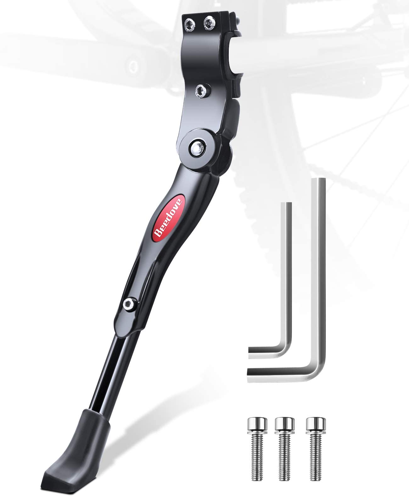 Beedove Adjustable Aluminum Alloy Bike Kickstand for 24