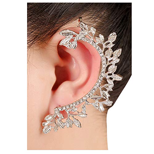 Left ear silver