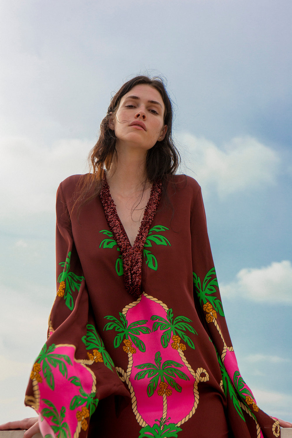 One Palm Only Dress - Elegant & Comfortable Women's Dress for Casual Wear, Date Night & Special Occasions
