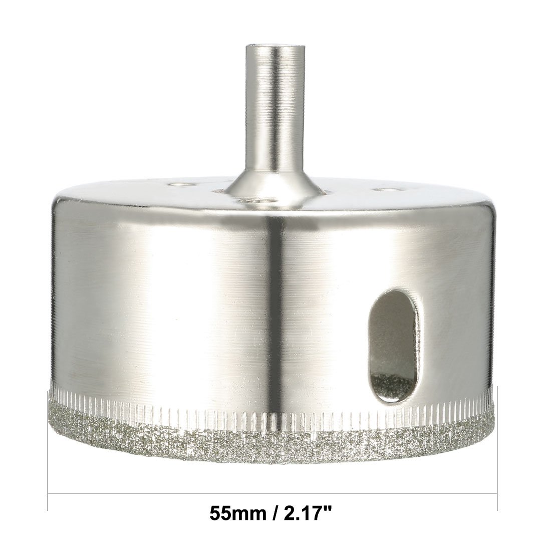 Premium 55mm Diamond Drill Bit Hole Saw - Perfect for Glass, Tile, Marble, Fiberglass, Ceramic, Stone, Bottles & Pots - Ideal for DIY Projects, Home Renovation & Crafting