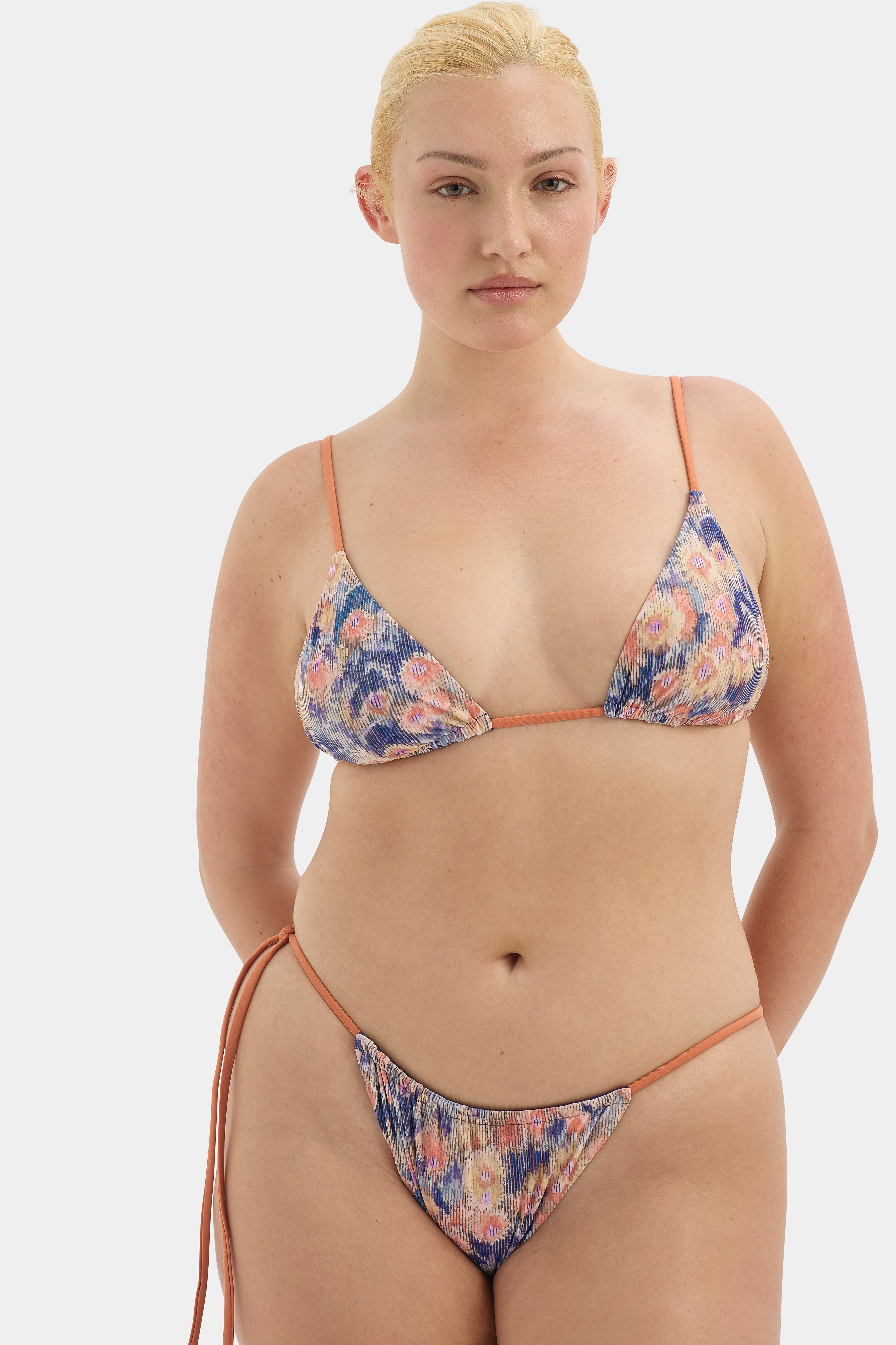 Fiore String Triangle Top - Sexy Women's Bikini Swimwear for Beach & Pool Party | Perfect for Summer Vacation and Tropical Getaways