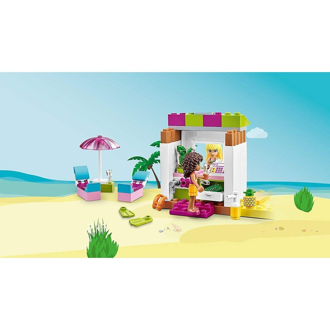 LEGO 10747 Andrea & Stephanie's Beach Vacation Building Set - Creative Construction Toy for Kids - Perfect for Summer Play, Birthday Gifts & Family Bonding Activities