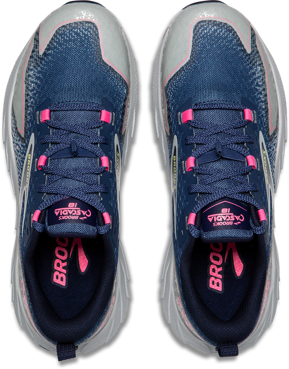 Women's Cascadia 18 Running Shoes - Lightweight Trail Sneakers for Hiking & Outdoor Activities (476 Oceana/Pearl Blue/Pink) - Perfect for Jogging, Gym Workouts & Daily Wear