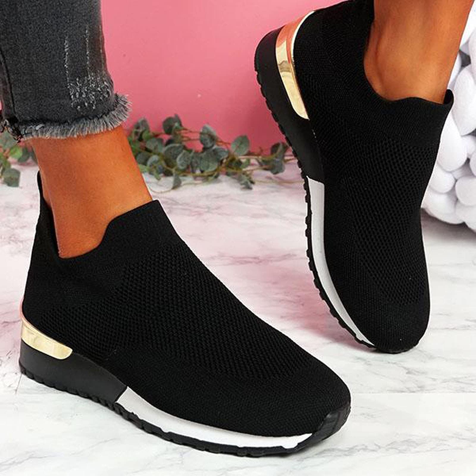 Women's & Men's Lightweight Non-Slip Running Shoes - Trendy Walking Sneakers for Casual Wear, Tennis & Cross Training | Perfect for Gym, Workouts & Daily Activities